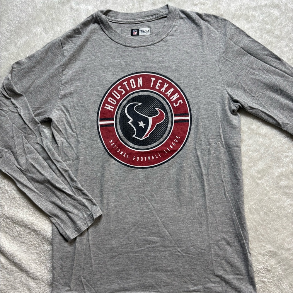 NFL Houston Texans Gray Long Sleeve Shirt